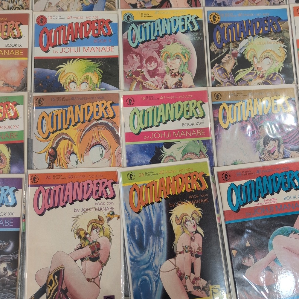 Outlanders Manga Comic Lot Dark Horse Johji Manabe Books 1-26 Mixed NF 22 Issues - Picture 5 of 7